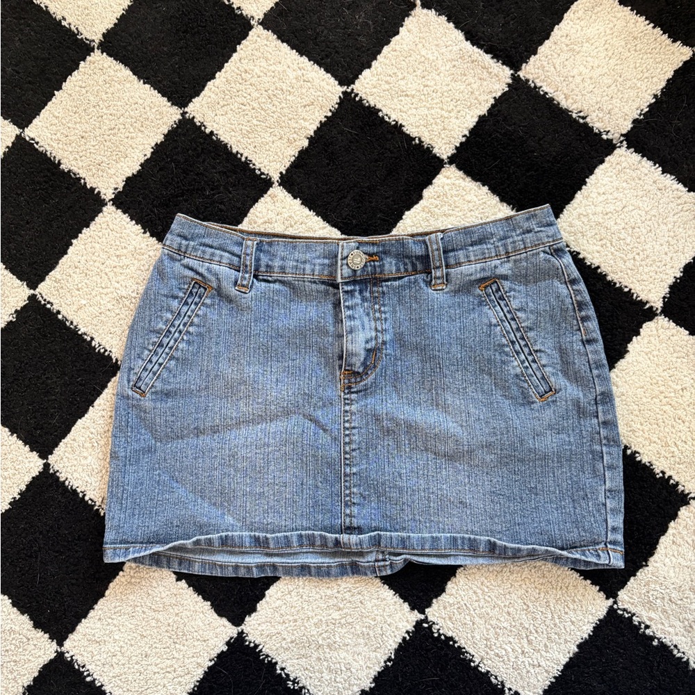 Classic Denim Mini Skirt